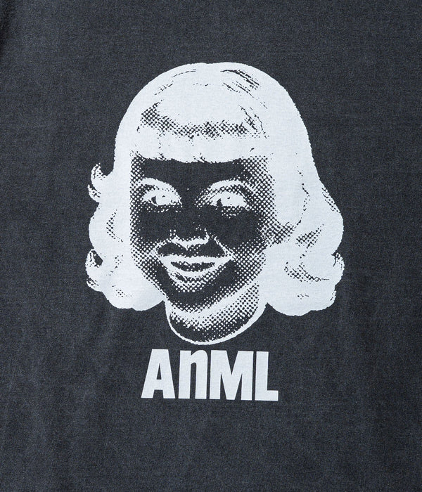 STUDIO ANIMALS “Girl” S/S T-Shirt Faded Black - WEAREALLANIMALS