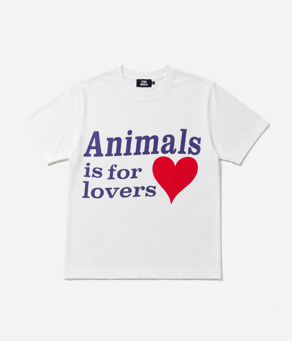 STUDIO ANIMALS “Lovers” S/S T-Shirt Natural - WEAREALLANIMALS
