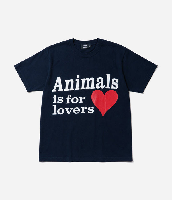 STUDIO ANIMALS “Lovers” S/S T-Shirt Navy - WEAREALLANIMALS