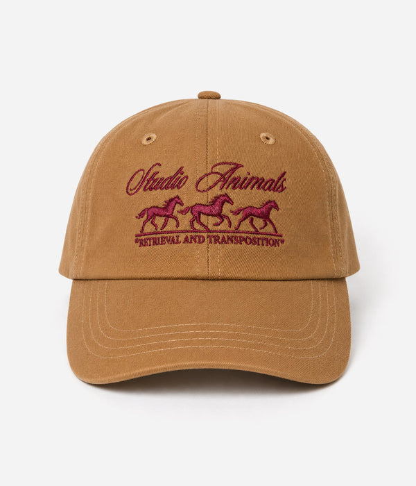 STUDIO ANIMALS “Running horse” Cap Brown - WEAREALLANIMALS