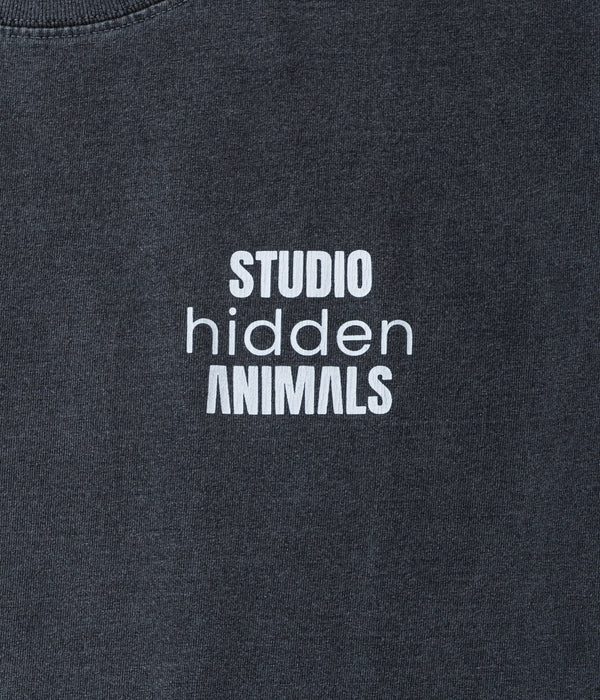 STUDIO ANIMALS × Studio-hidden “HOW TO MAKE” S/S T-Shirt Faded Black - WEAREALLANIMALS