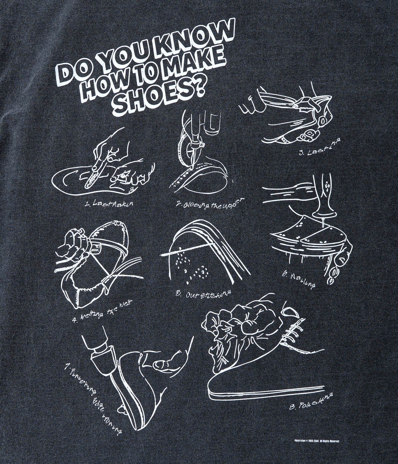 STUDIO ANIMALS × Studio-hidden “HOW TO MAKE” S/S T-Shirt Faded Black - WEAREALLANIMALS