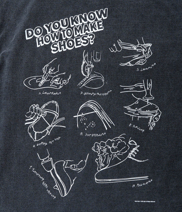 STUDIO ANIMALS × Studio-hidden “HOW TO MAKE” S/S T-Shirt Faded Black - WEAREALLANIMALS
