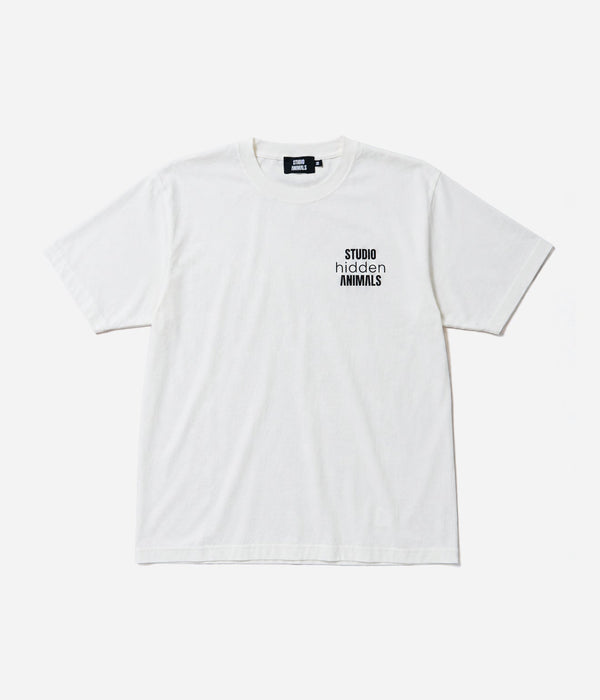 STUDIO ANIMALS × Studio-hidden “HOW TO MAKE” S/S T-Shirt Natural - WEAREALLANIMALS