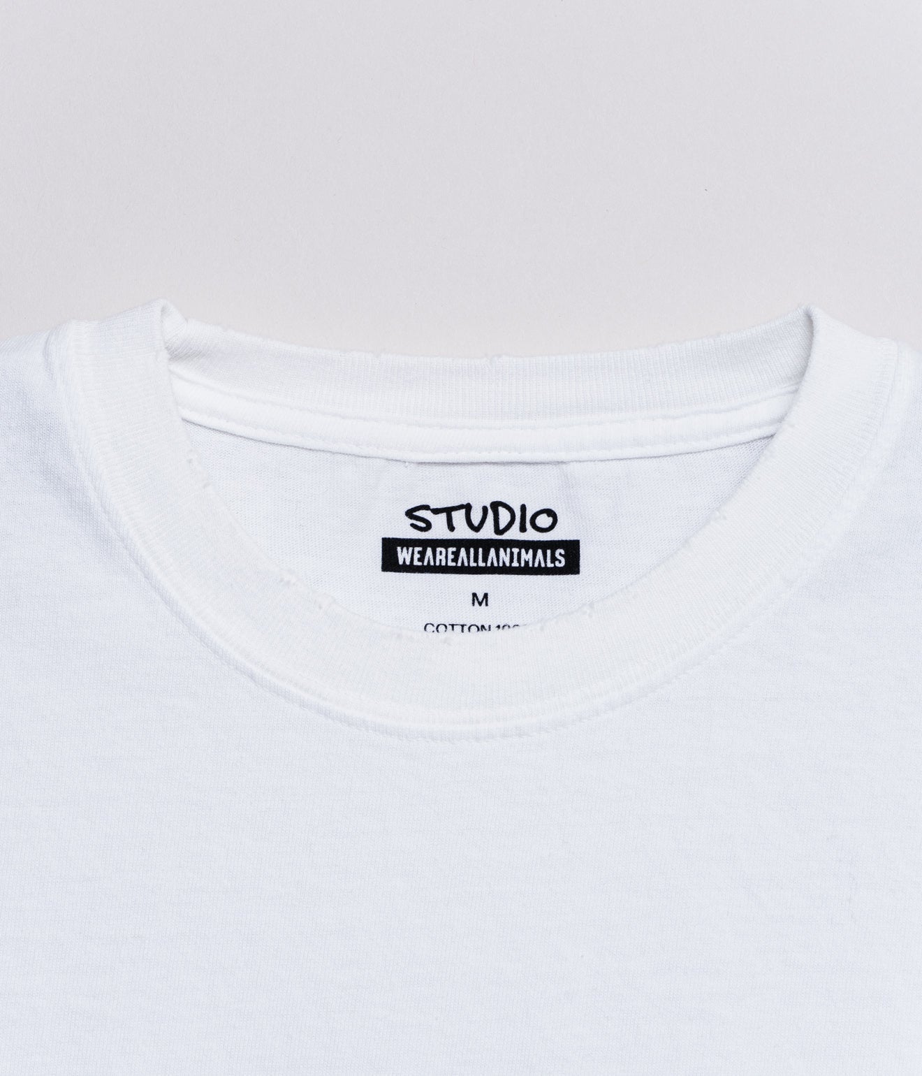 STUDIO WEAREALLANIMALS "1997 S/S T - SHIRT" WHITE - WEAREALLANIMALS