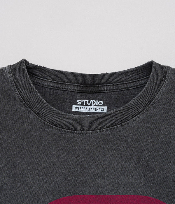 STUDIO WEAREALLANIMALS "A L/S T - SHIRT" BLACK - WEAREALLANIMALS