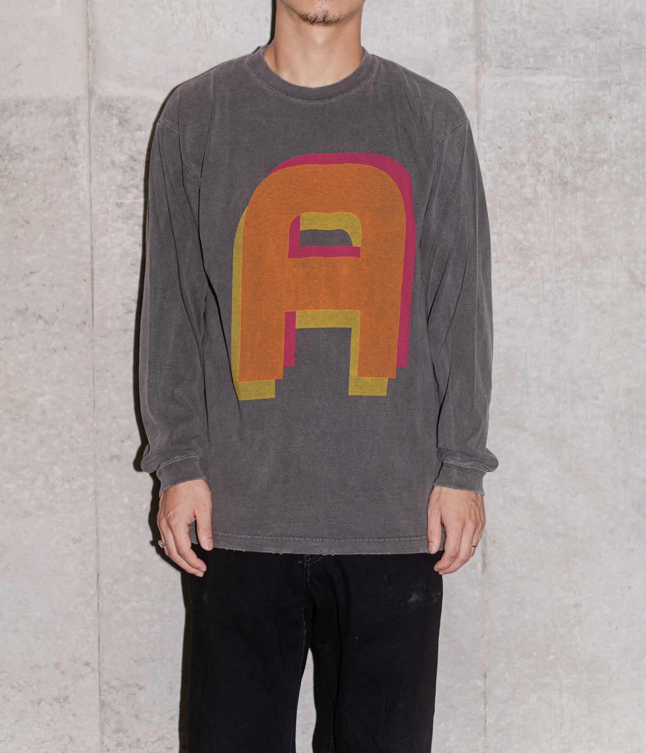 STUDIO WEAREALLANIMALS "A L/S T - SHIRT" BLACK - WEAREALLANIMALS