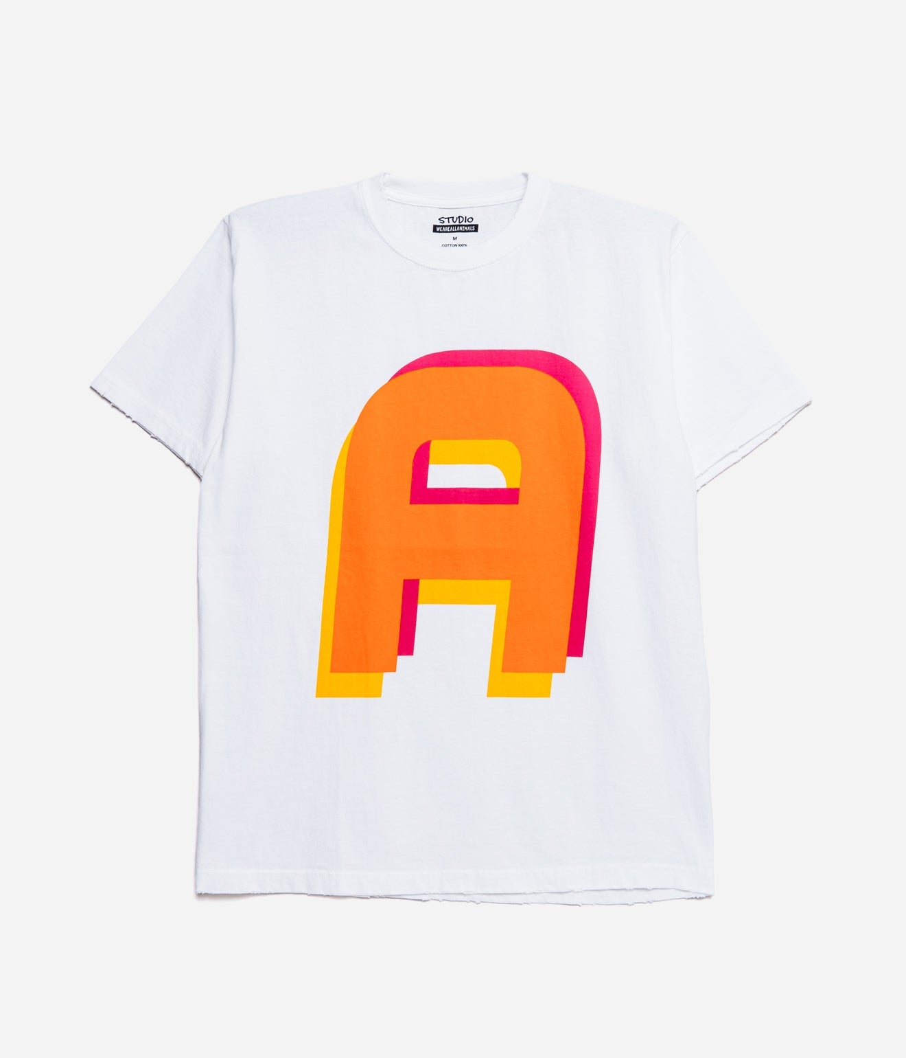 STUDIO WEAREALLANIMALS "A S/S T - SHIRT" WHITE - WEAREALLANIMALS