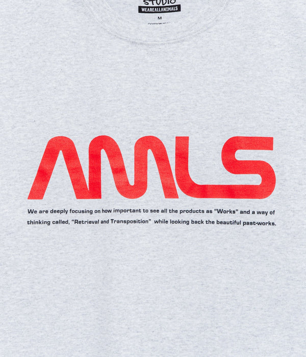 STUDIO WEAREALLANIMALS "Aerospace L/S T - SHIRT" GREY - WEAREALLANIMALS