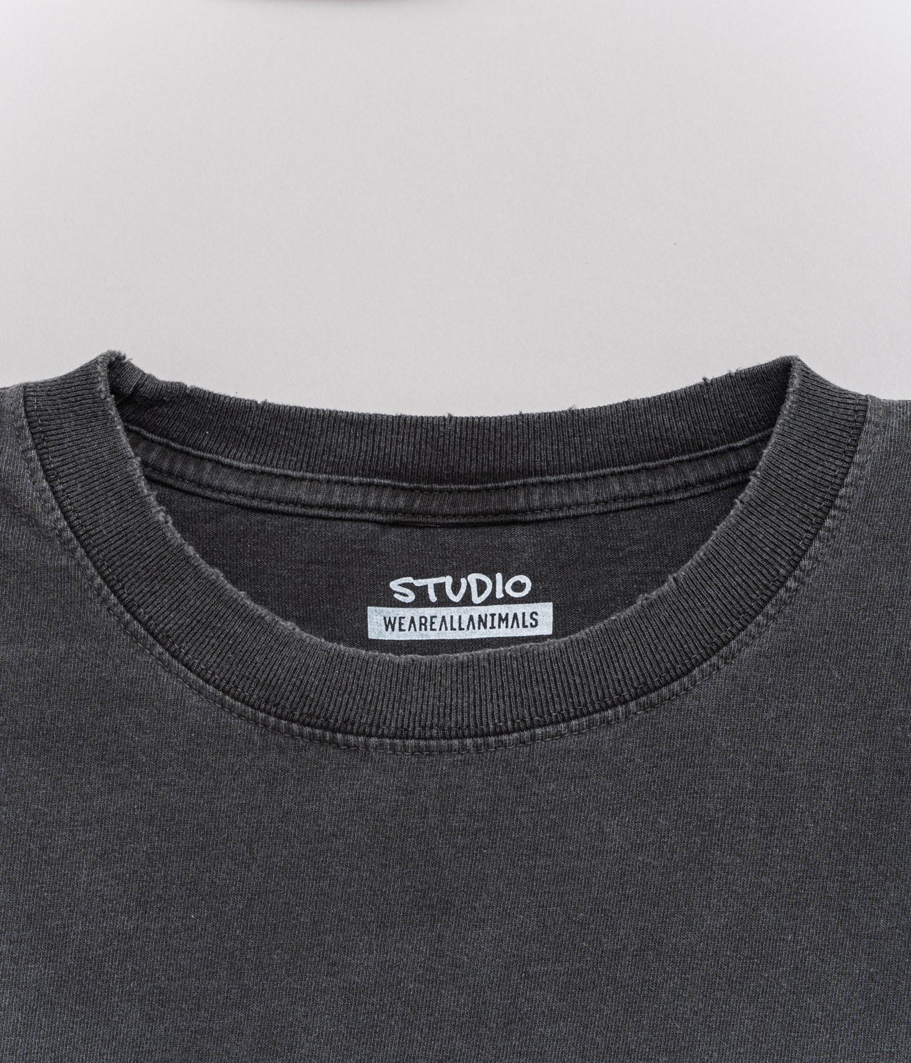 STUDIO WEAREALLANIMALS "Angel L/S T - SHIRT" BLACK - WEAREALLANIMALS