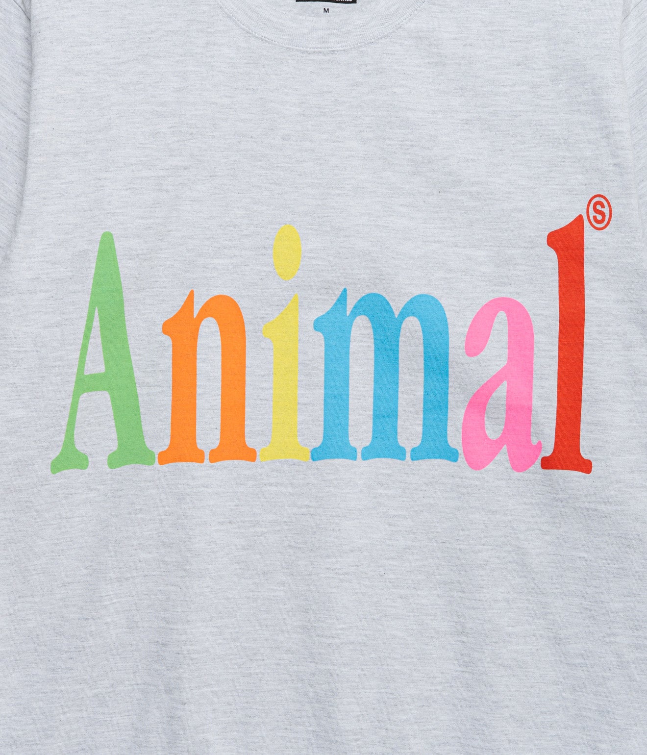 STUDIO WEAREALLANIMALS "Animals Letter T - SHIRT" GREY - WEAREALLANIMALS