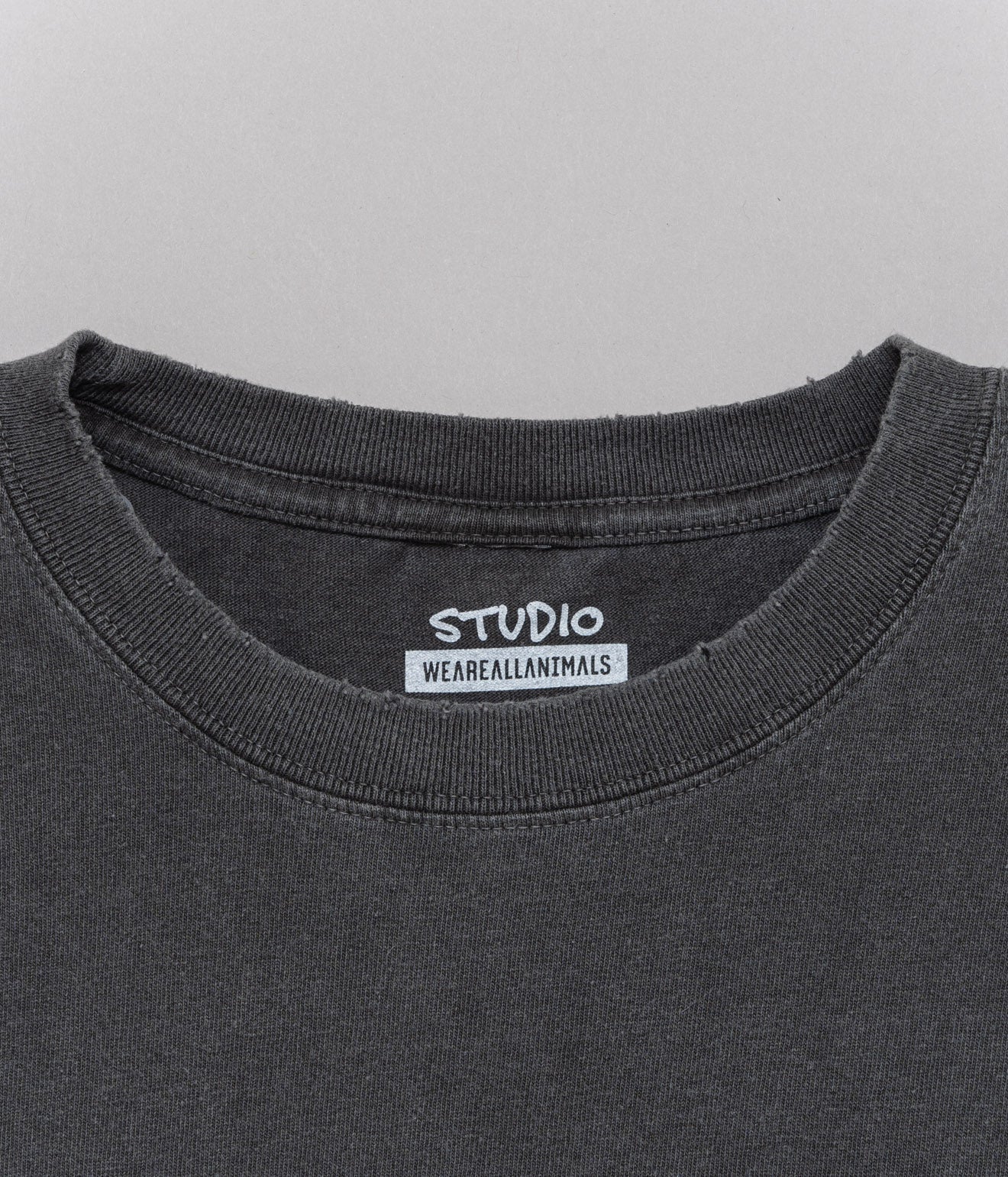 STUDIO WEAREALLANIMALS "C&C L/S T - SHIRT" BLACK - WEAREALLANIMALS