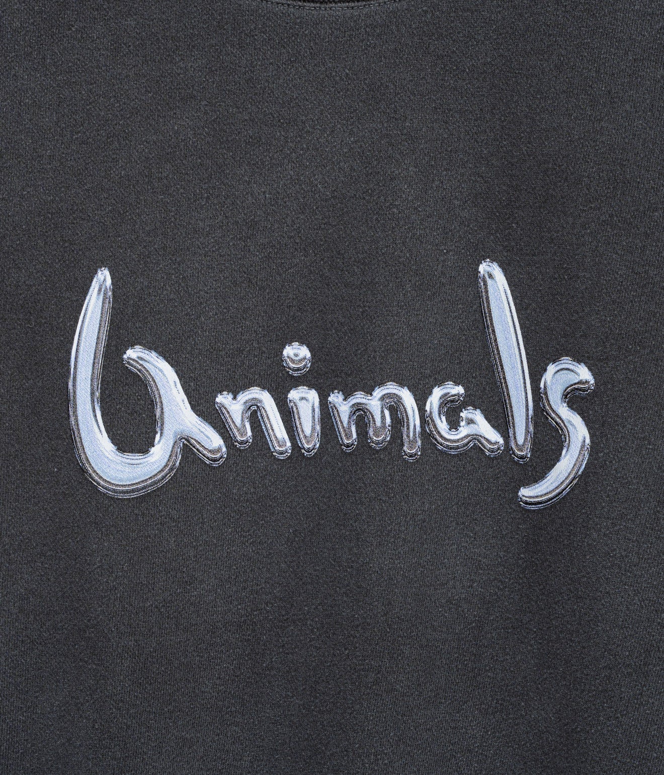 STUDIO WEAREALLANIMALS "Chrome Logo" SWEATSHIRT BLACK - WEAREALLANIMALS