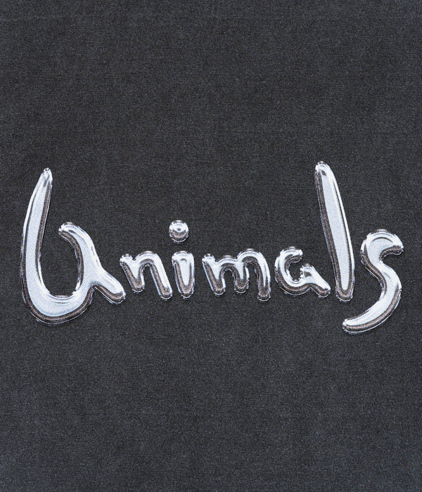 STUDIO WEAREALLANIMALS "Chrome Logo T - SHIRT" BLACK - WEAREALLANIMALS