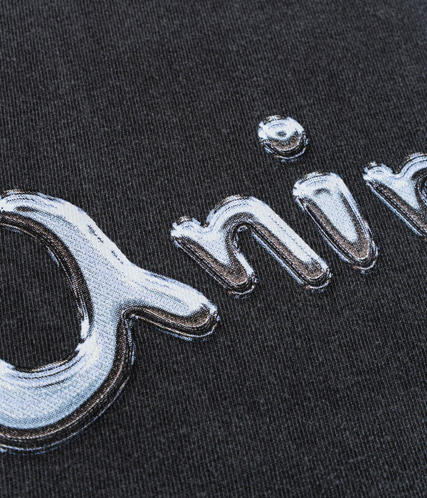 STUDIO WEAREALLANIMALS "Chrome Logo T - SHIRT" BLACK - WEAREALLANIMALS