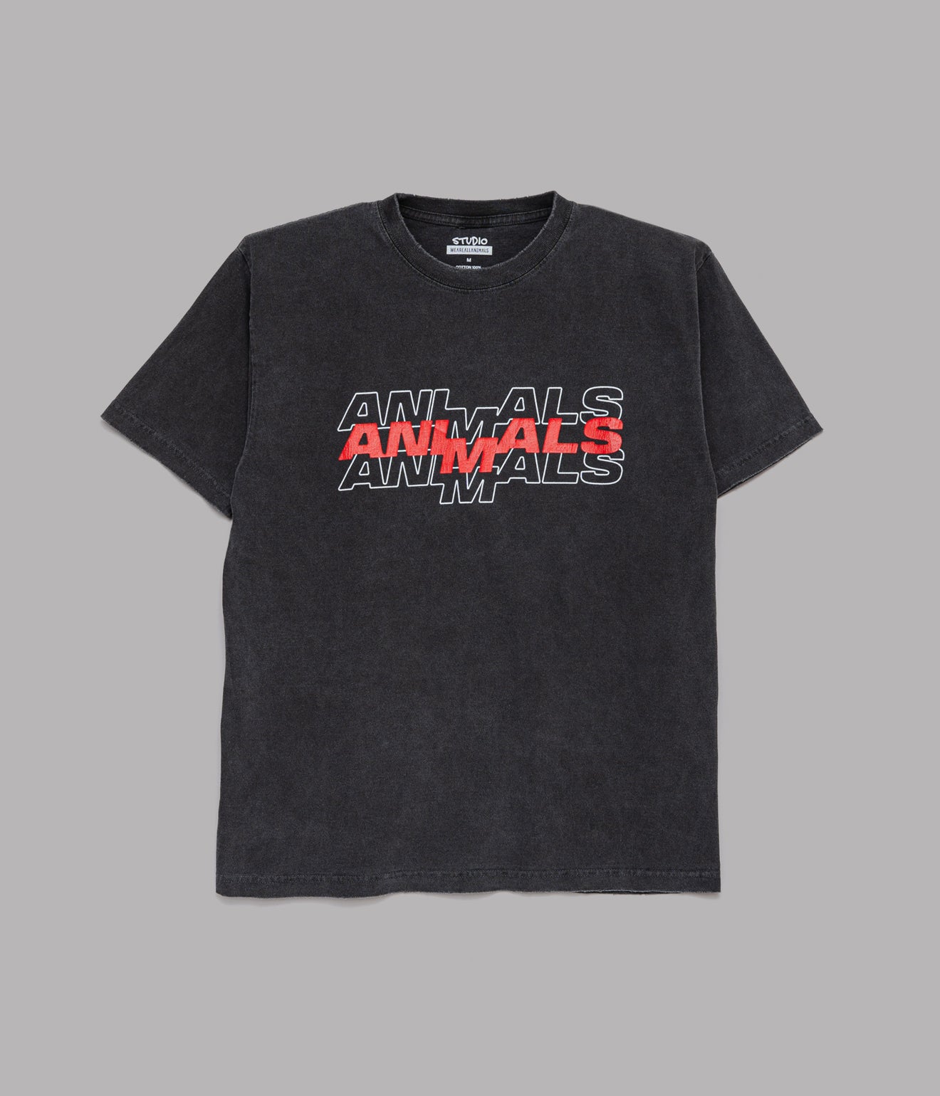 STUDIO WEAREALLANIMALS "Cure T - SHIRT" BLACK - WEAREALLANIMALS