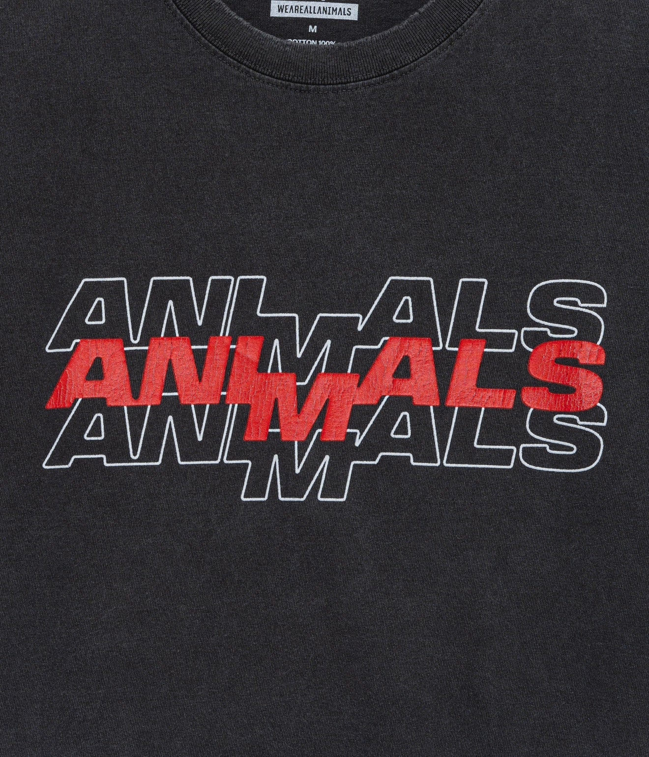 STUDIO WEAREALLANIMALS "Cure T - SHIRT" BLACK - WEAREALLANIMALS