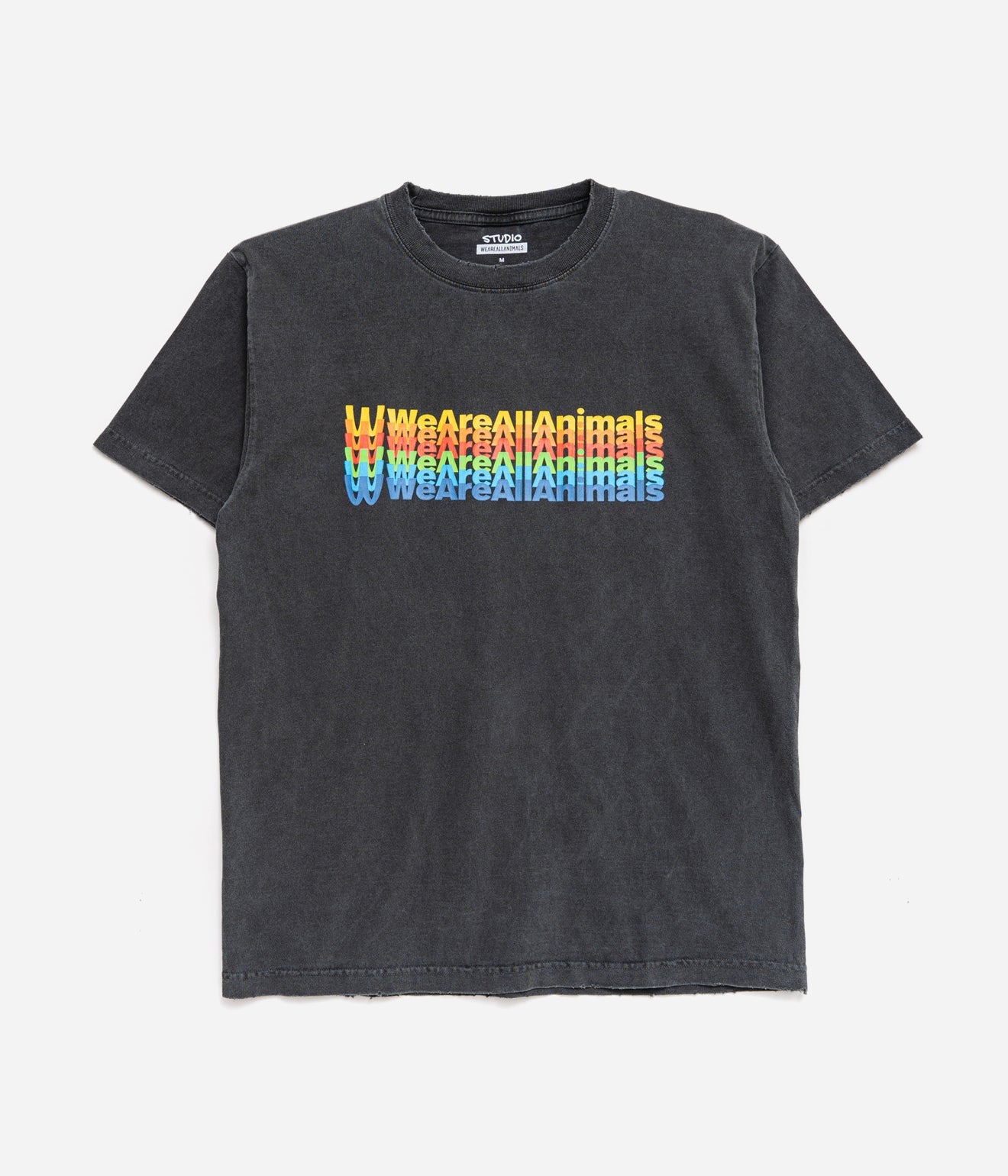 STUDIO WEAREALLANIMALS "Inverted Arch T - SHIRT" BLACK - WEAREALLANIMALS