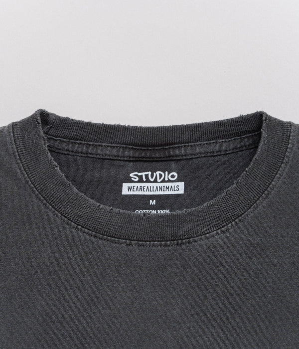 STUDIO WEAREALLANIMALS "Inverted Arch T - SHIRT" BLACK - WEAREALLANIMALS