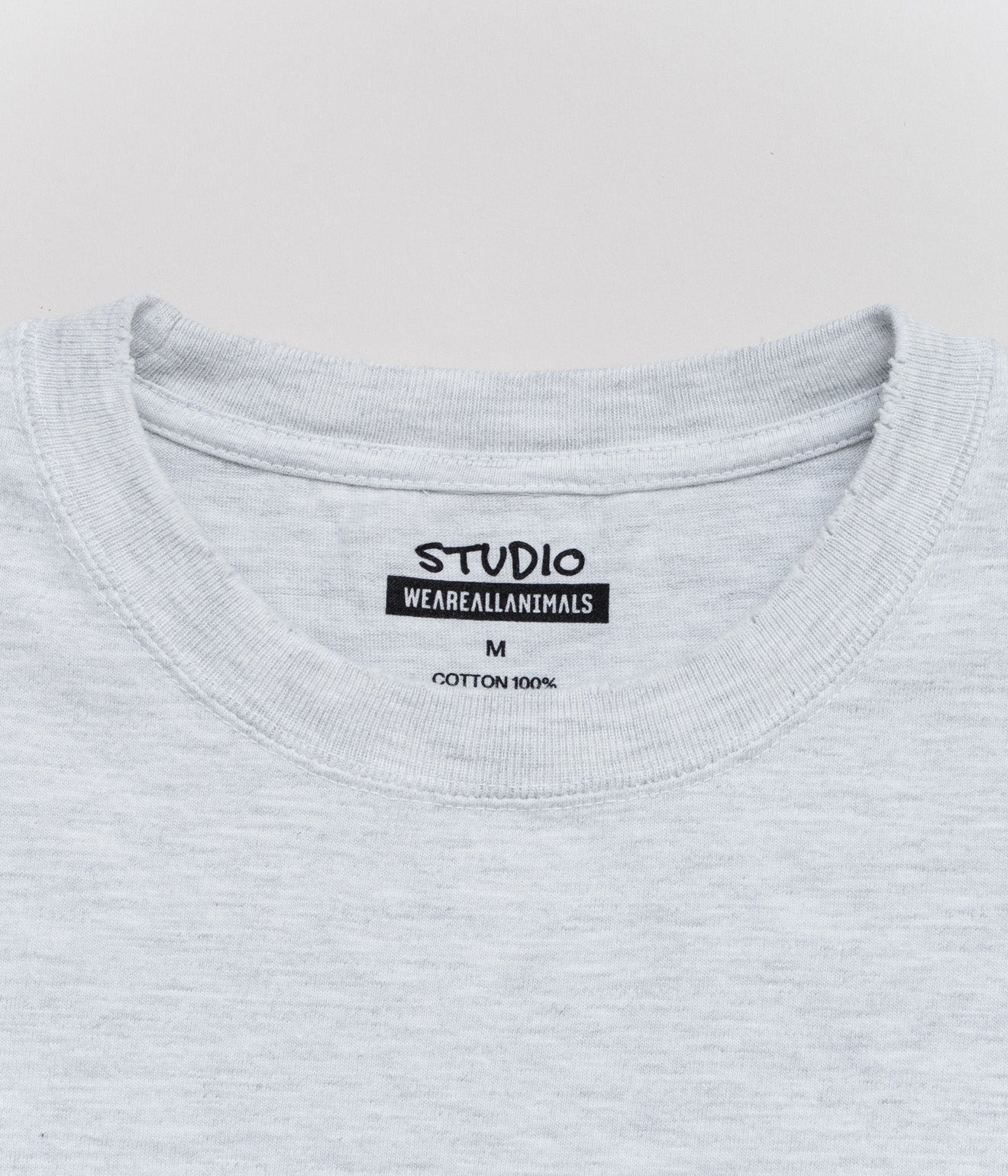STUDIO WEAREALLANIMALS "Inverted Arch T - SHIRT" GREY - WEAREALLANIMALS