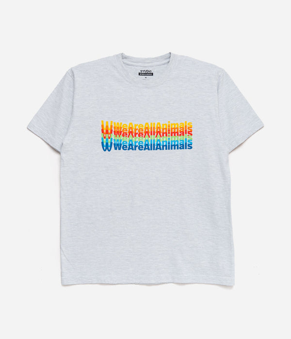 STUDIO WEAREALLANIMALS "Inverted Arch T - SHIRT" GREY - WEAREALLANIMALS