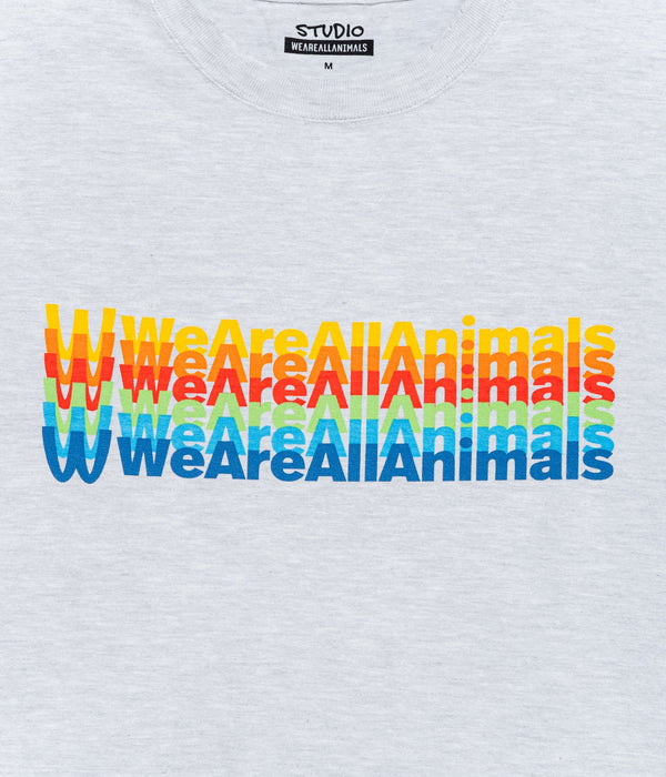 STUDIO WEAREALLANIMALS "Inverted Arch T - SHIRT" GREY - WEAREALLANIMALS
