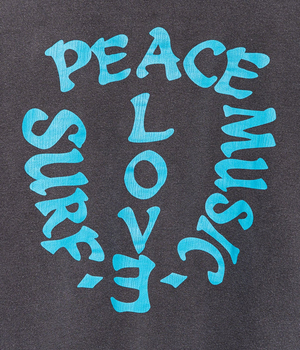 STUDIO WEAREALLANIMALS "LIFE" SWEATSHIRT BLACK/BLUE - WEAREALLANIMALS