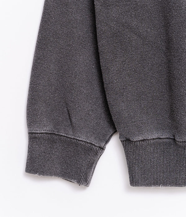 STUDIO WEAREALLANIMALS "LIFE" SWEATSHIRT BLACK/BLUE - WEAREALLANIMALS