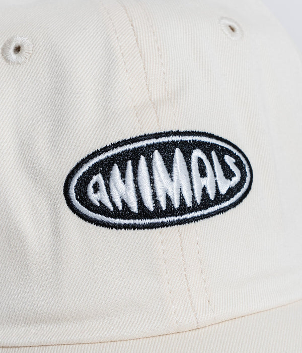 STUDIO WEAREALLANIMALS "Oval Logo CAP" OFF WHITE - WEAREALLANIMALS