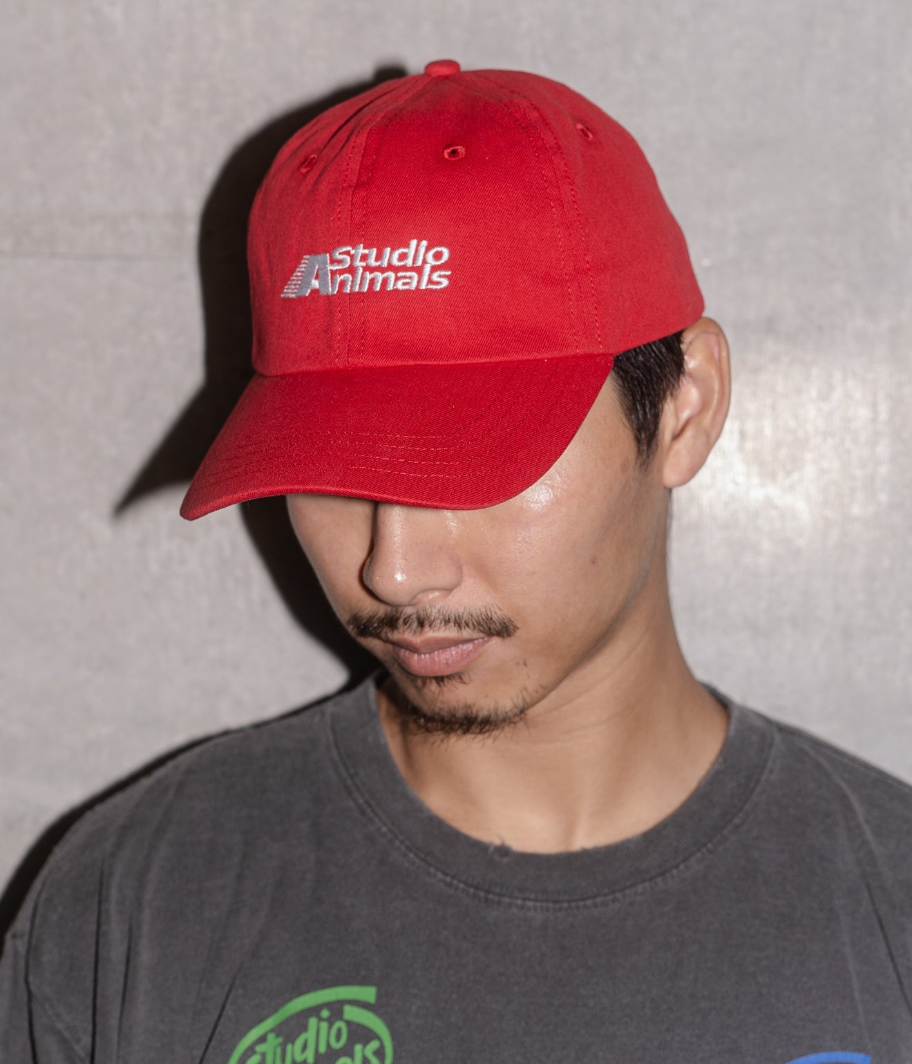 STUDIO WEAREALLANIMALS "Team Logo CAP" RED - WEAREALLANIMALS