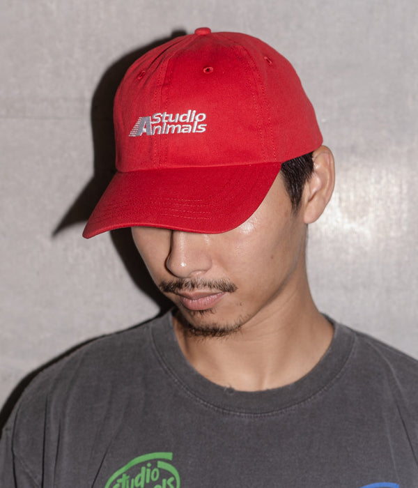 STUDIO WEAREALLANIMALS "Team Logo CAP" RED - WEAREALLANIMALS