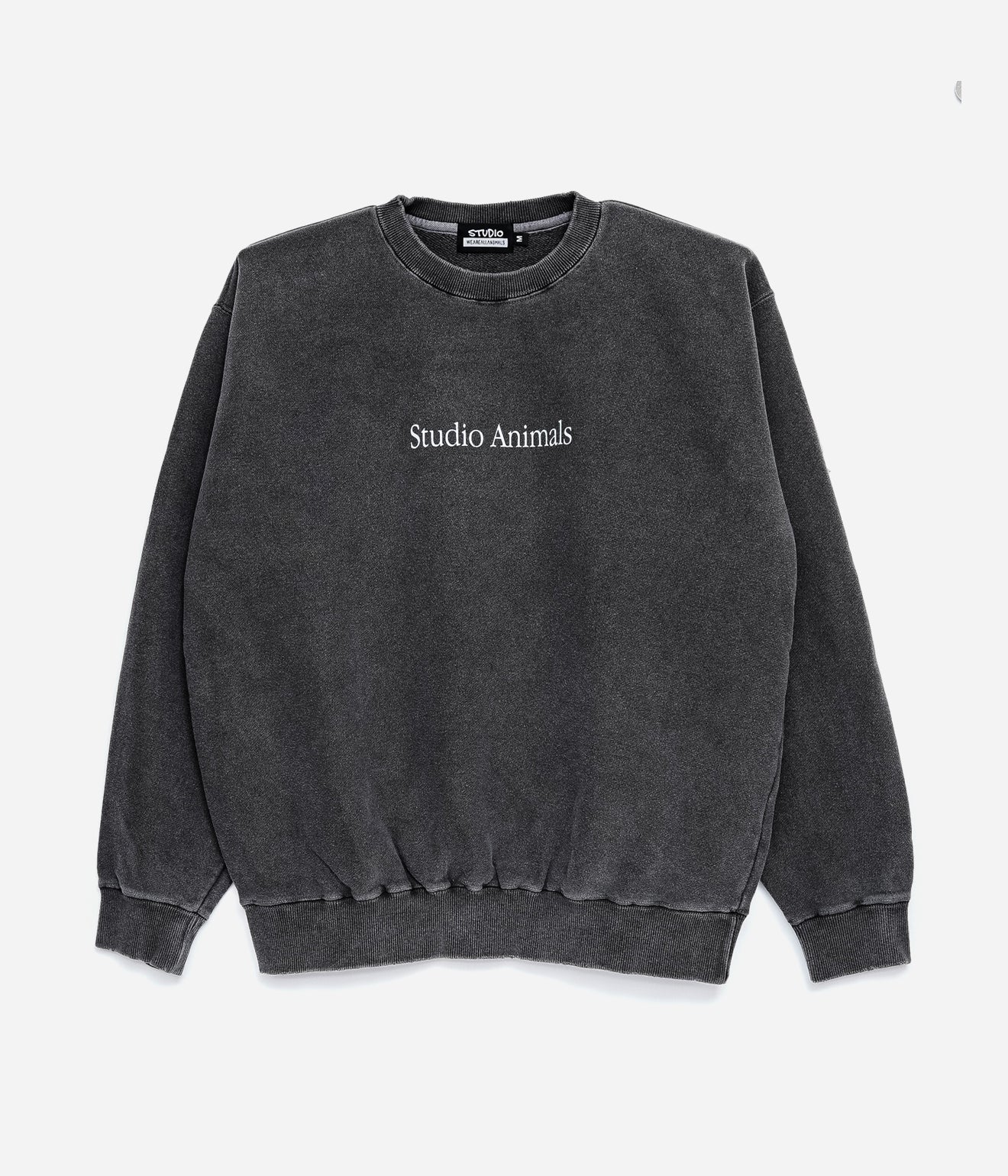 STUDIO WEAREALLANIMALS "Think" SWEATSHIRT BLACK - WEAREALLANIMALS