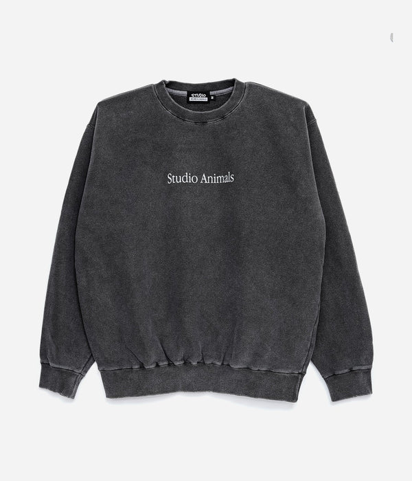 STUDIO WEAREALLANIMALS "Think" SWEATSHIRT BLACK - WEAREALLANIMALS