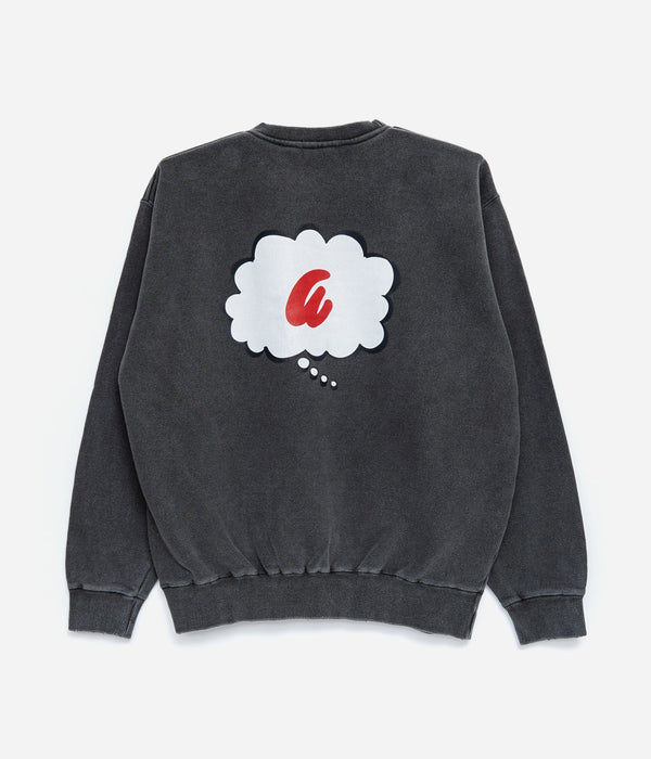 STUDIO WEAREALLANIMALS "Think" SWEATSHIRT BLACK - WEAREALLANIMALS