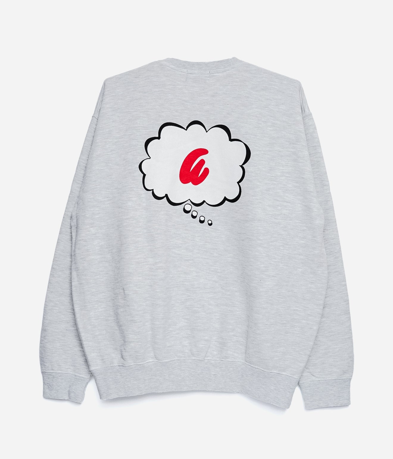 STUDIO WEAREALLANIMALS "Think" SWEATSHIRT GREY - WEAREALLANIMALS