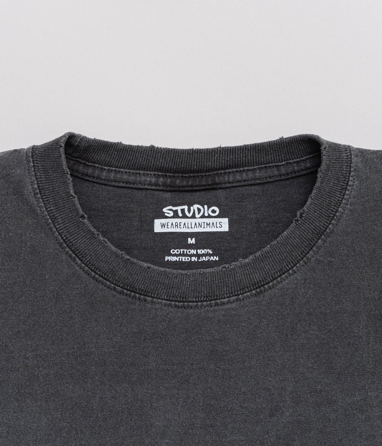 STUDIO WEAREALLANIMALS "Think T - SHIRT" BLACK - WEAREALLANIMALS