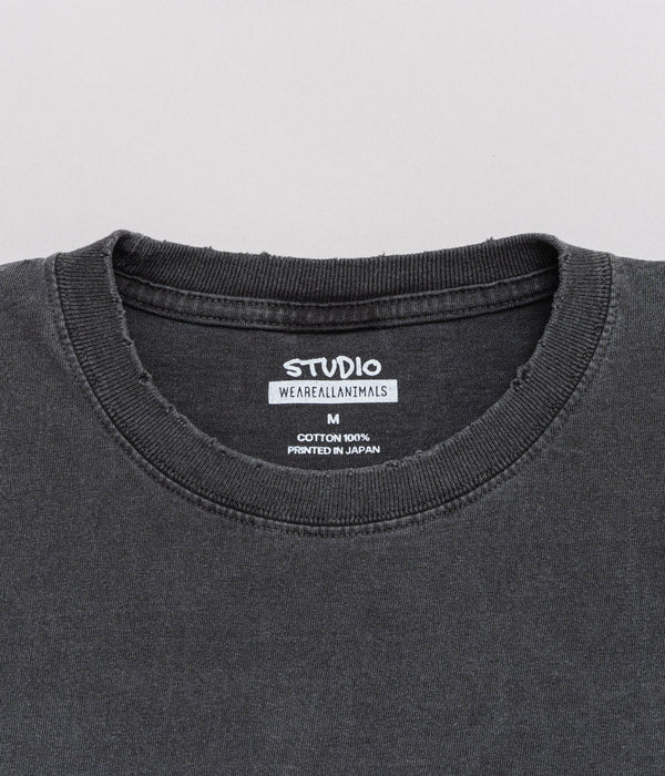 STUDIO WEAREALLANIMALS "Think T - SHIRT" BLACK - WEAREALLANIMALS