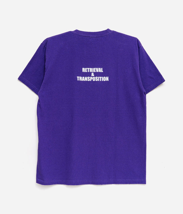 STUDIO WEAREALLANIMALS "Umlaut T - SHIRT" PURPLE - WEAREALLANIMALS