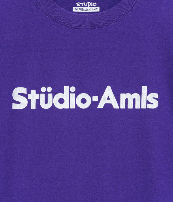 STUDIO WEAREALLANIMALS "Umlaut T - SHIRT" PURPLE - WEAREALLANIMALS