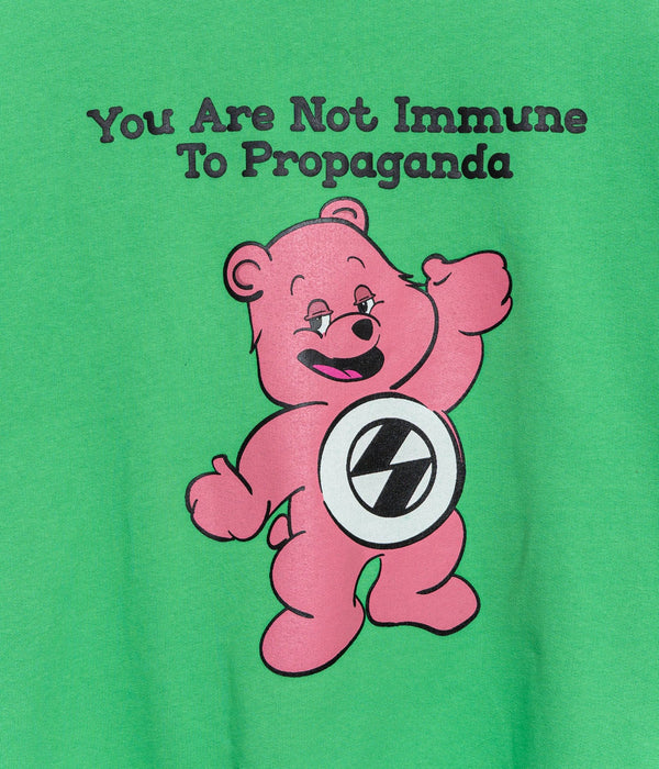 THE SALVAGES "PROPAGANDA BEAR SWEATER" ISLAND GREEN - WEAREALLANIMALS
