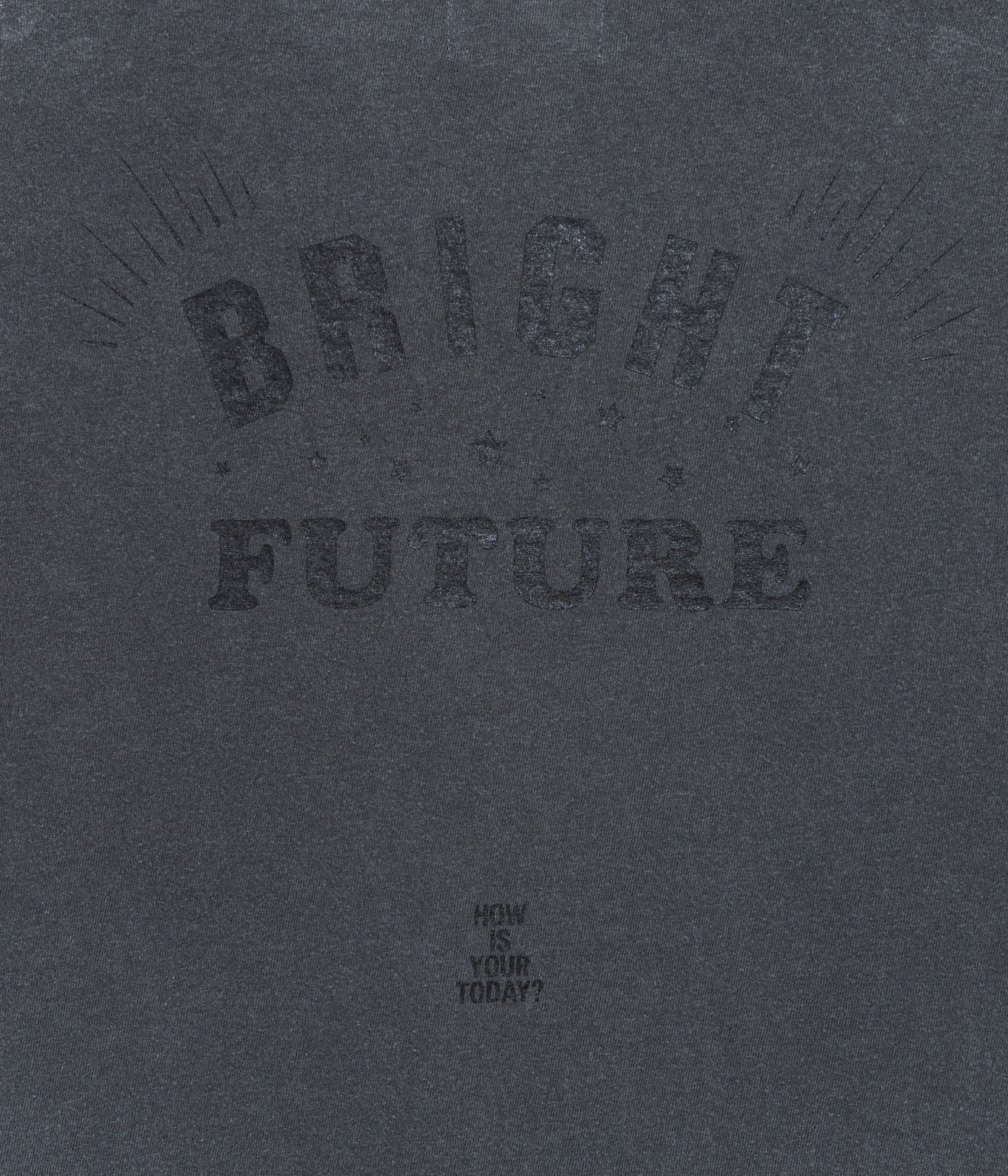 TODAY edition "BRIGHT FUTURE #02 SS Tee" BLACK - WEAREALLANIMALS