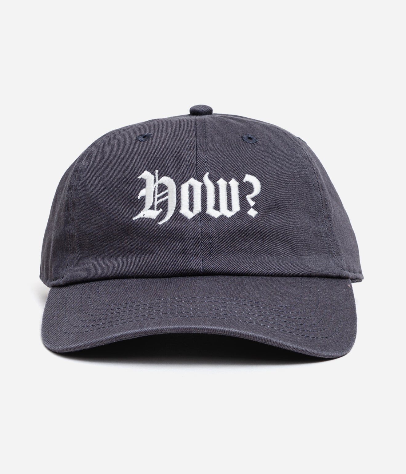 TODAY edition ""how?" Low Cap" CHARCOAL - WEAREALLANIMALS