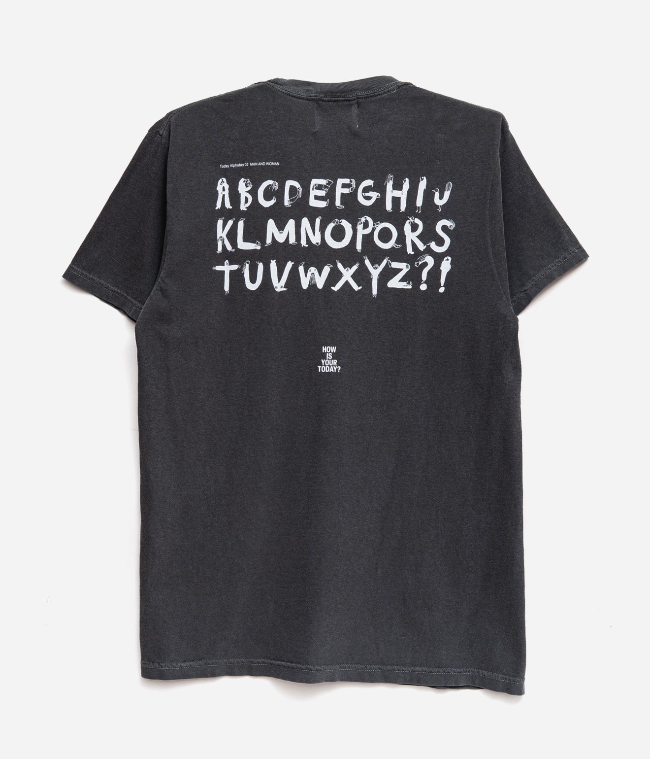 TODAY edition "IMAGINE SS Tee" CHARCOAL - WEAREALLANIMALS