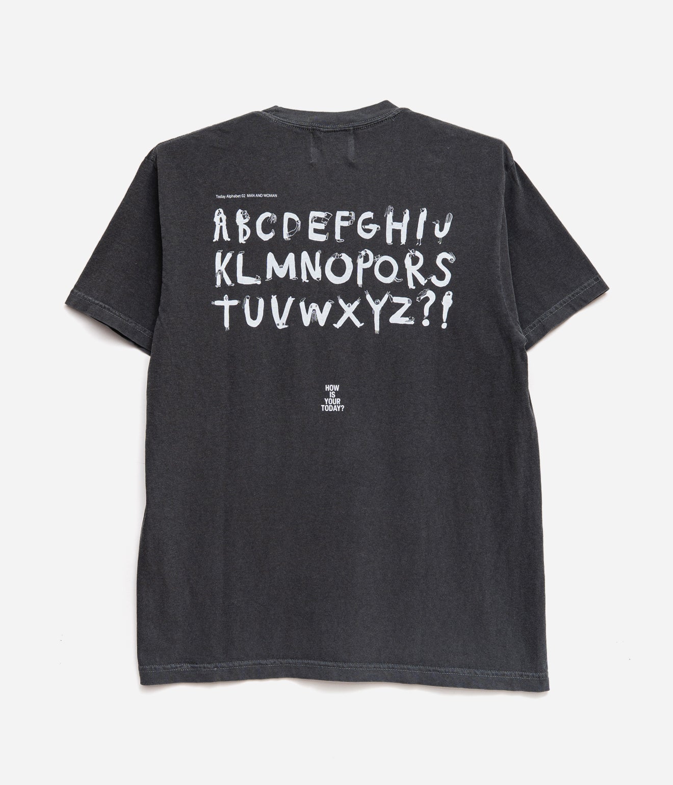 TODAY edition "LOVE SS Tee" CHARCOAL - WEAREALLANIMALS
