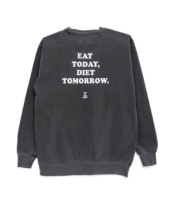 TODAY edition "Meal and City 02 CN Sweat" CHARCOAL - WEAREALLANIMALS