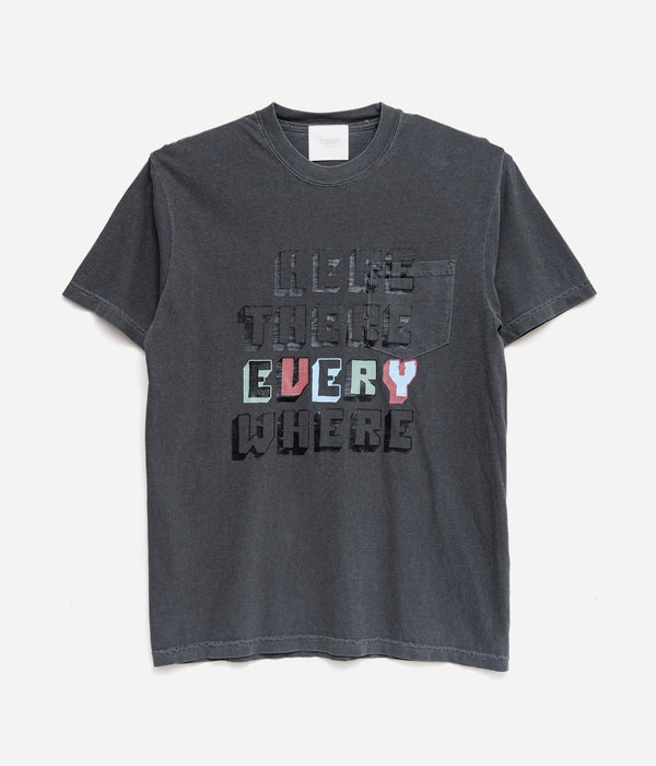 TODAY edition "TODAY ALPHABET 02 SS Tee" CHARCOAL - WEAREALLANIMALS