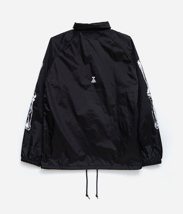 TODAY edition "TROMPE L'OEIL Coach Jacket" BLACK - WEAREALLANIMALS