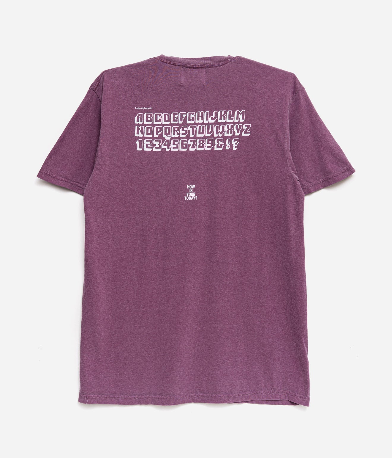 TODAY edition "VILLAGE 03 SS Tee" PURPLE - WEAREALLANIMALS