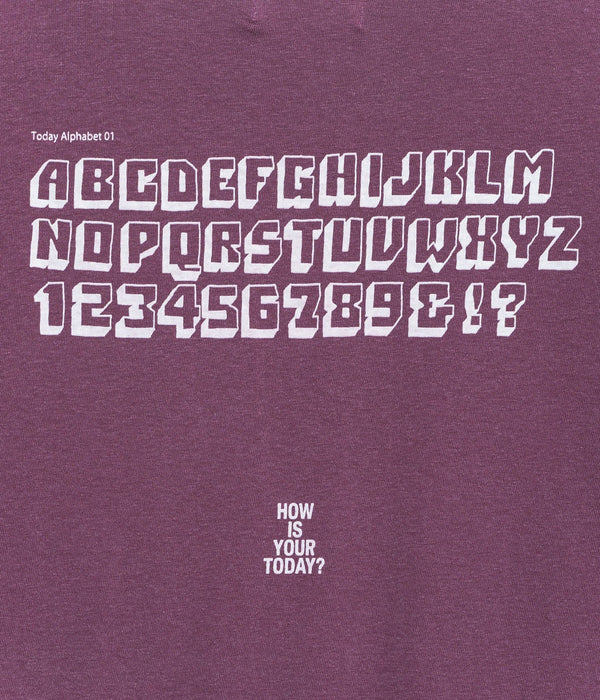 TODAY edition "VILLAGE 03 SS Tee" PURPLE - WEAREALLANIMALS