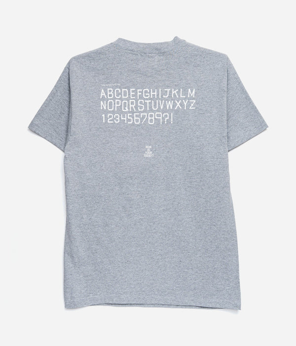 TODAY edition "YESTERDAY SS Tee" GRAY - WEAREALLANIMALS